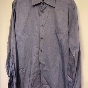 Tindari mens long sleeve button down dress shirt size 41-16